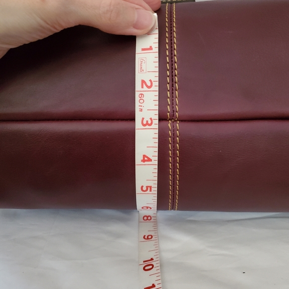 Dooney & Bourke Florentine Twist Sac in Plum - Picture 13 of 14